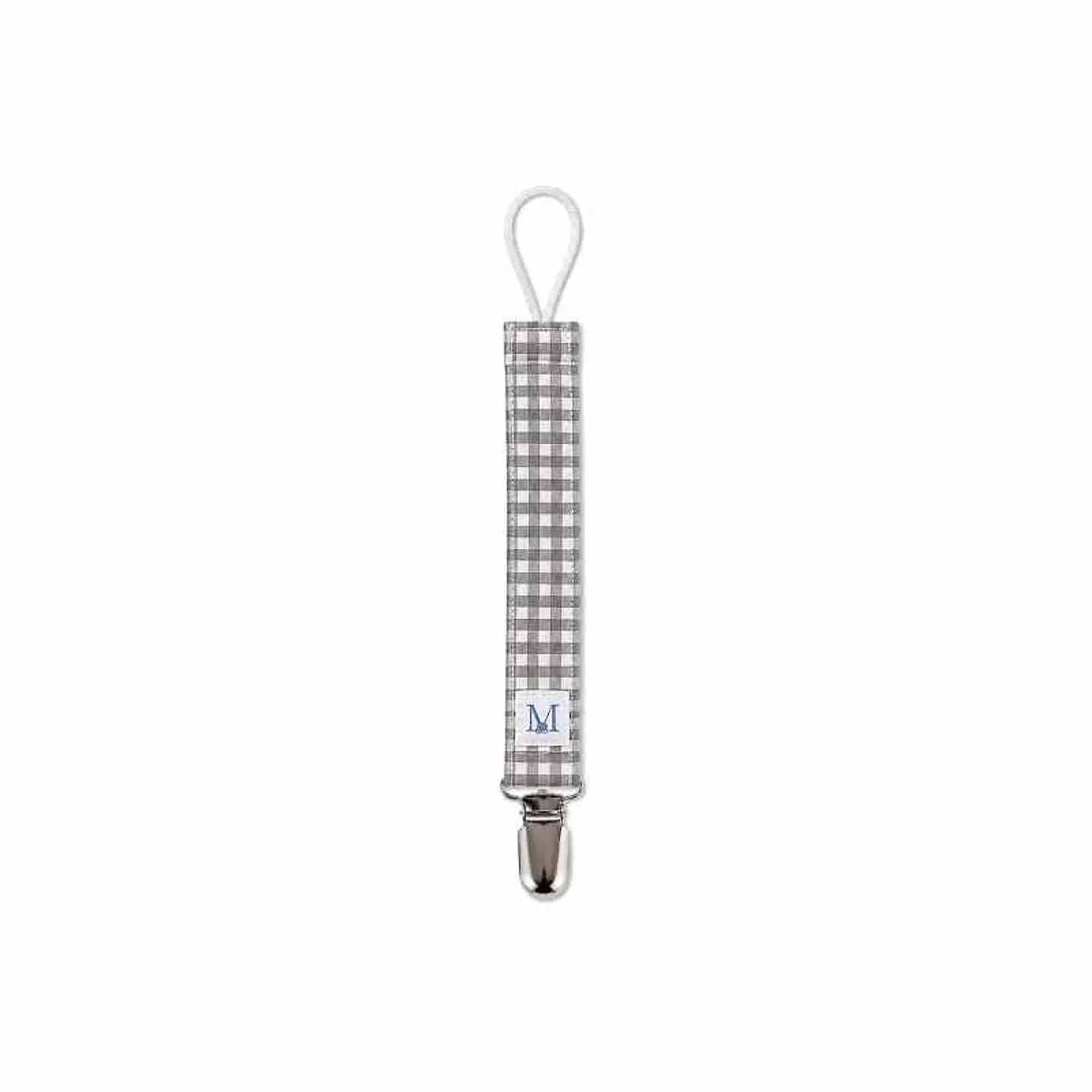 Porta Chupete Vichy Gris impermeable 1