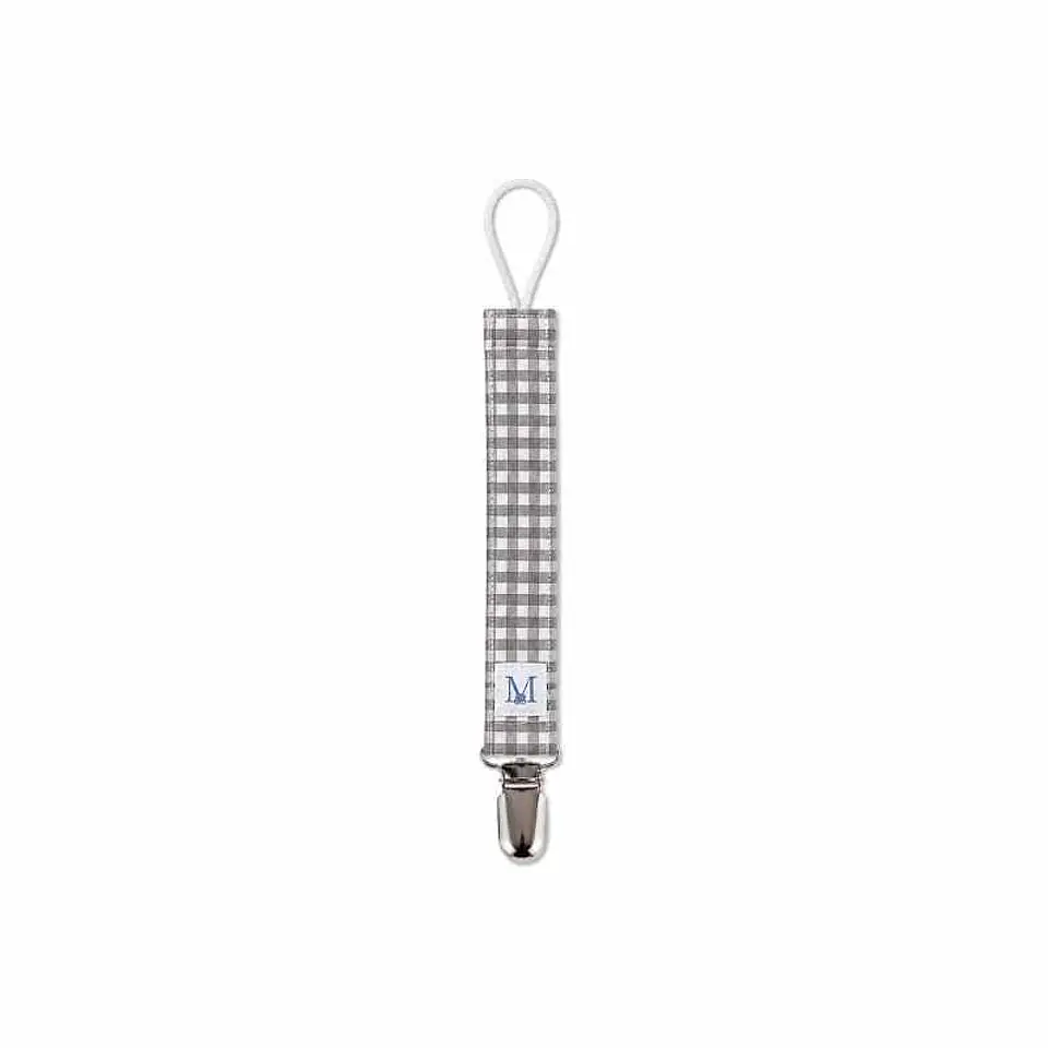 Porta Chupete Vichy Gris impermeable 1