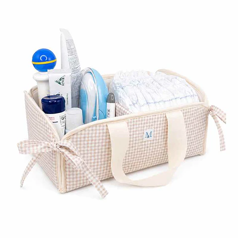 Organizador Mudador Vichy Beige