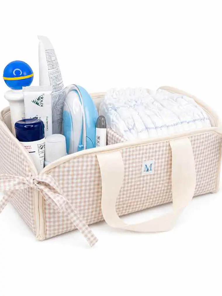 Organizador Mudador Vichy Beige 1