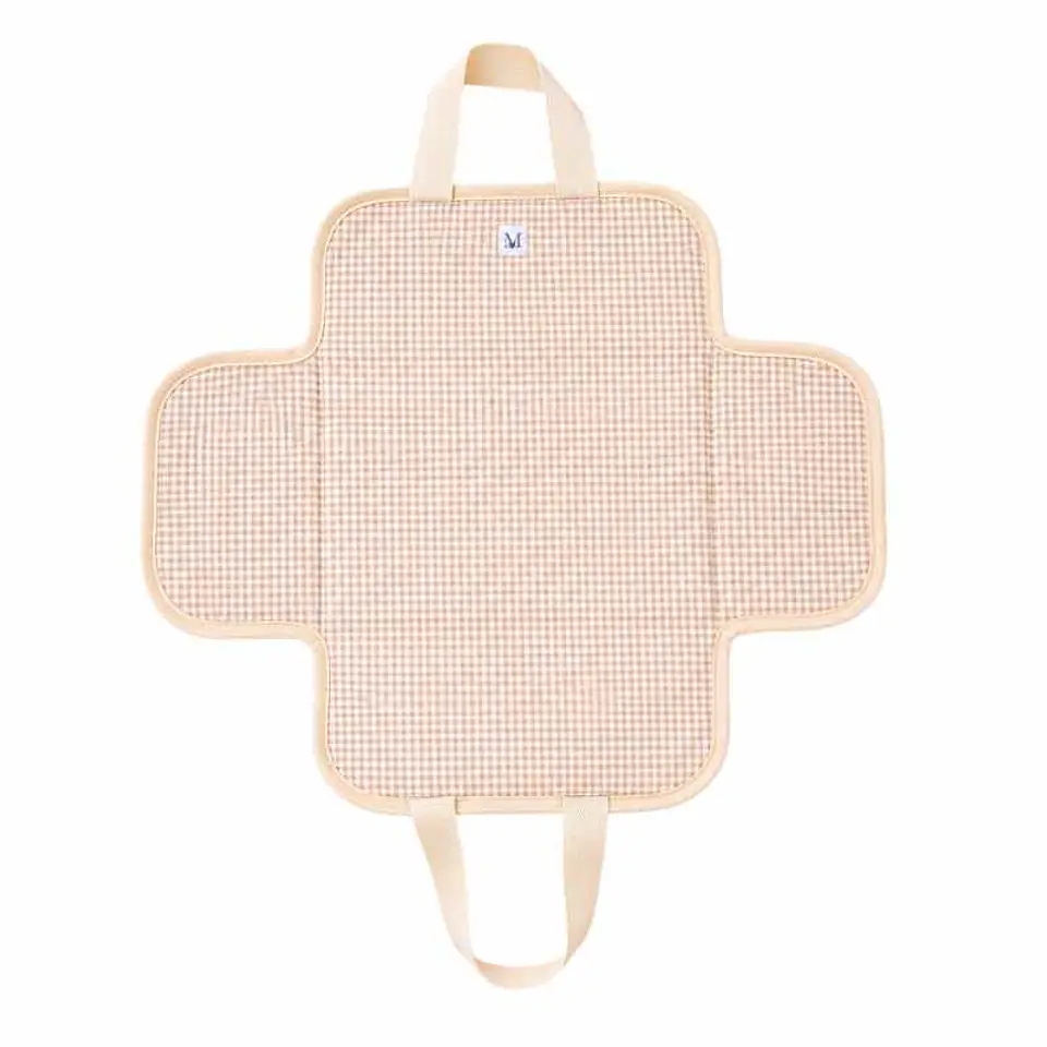 Organizador Mudador Armable Vichy Beige 3