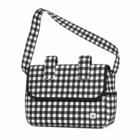 Bolso Coche Vichy Negro