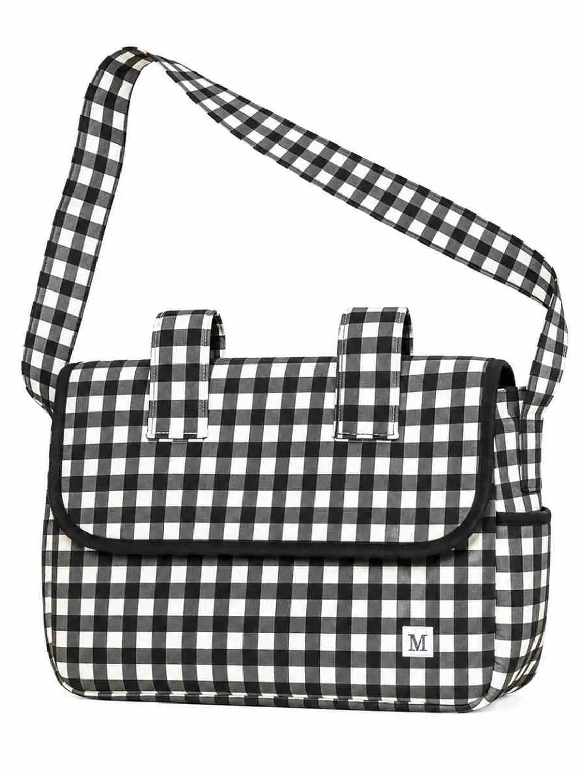 Bolso Coche Vichy Negro 1
