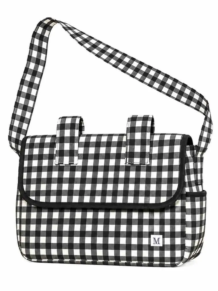 Bolso Coche Vichy Negro 1