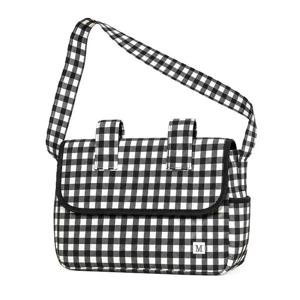 Bolso Coche Vichy Negro 1