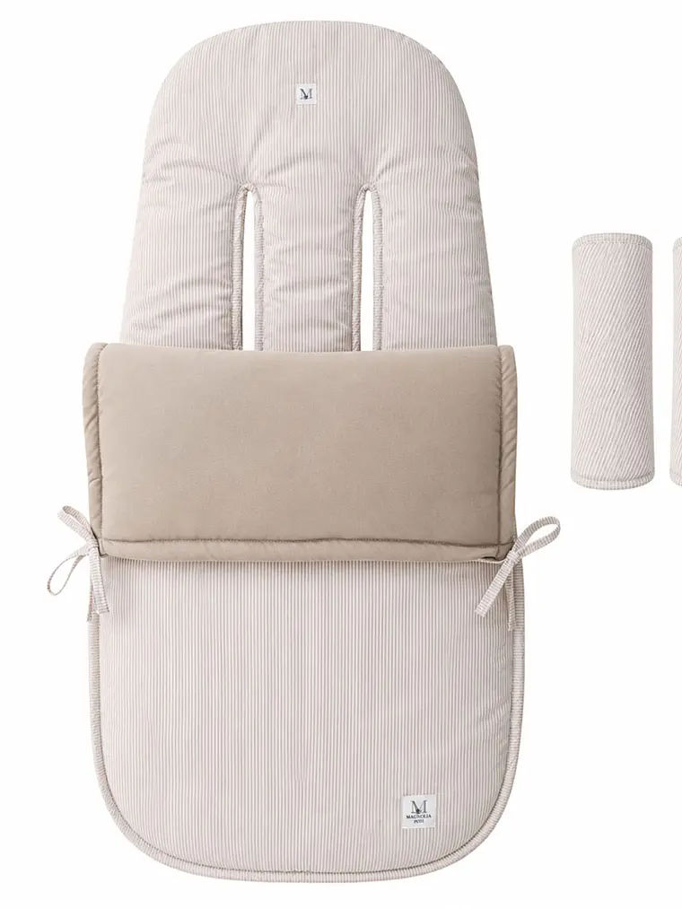 Saco Reversible de Coche Beige 1