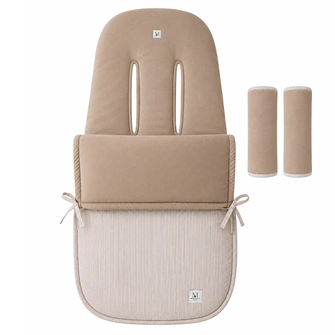 Saco Reversible de Coche Beige