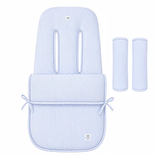 Saco Reversible de Coche Celeste