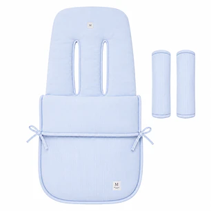 Saco Reversible de Coche Celeste