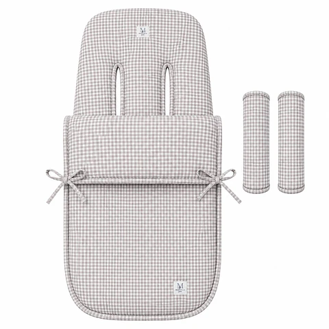 Saco Reversible de Coche Gris