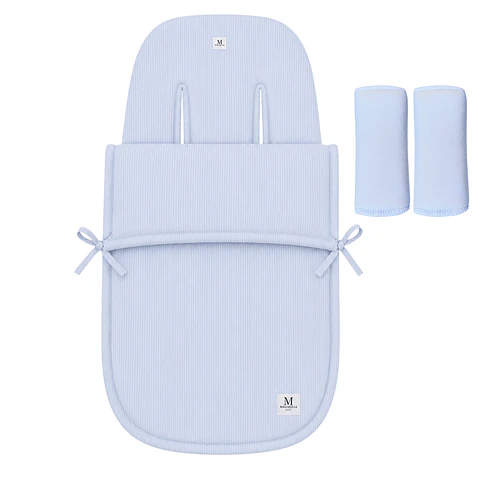 Saco Reversible de Coche Celeste