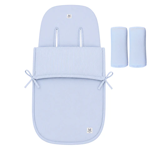 Saco Reversible de Coche Celeste