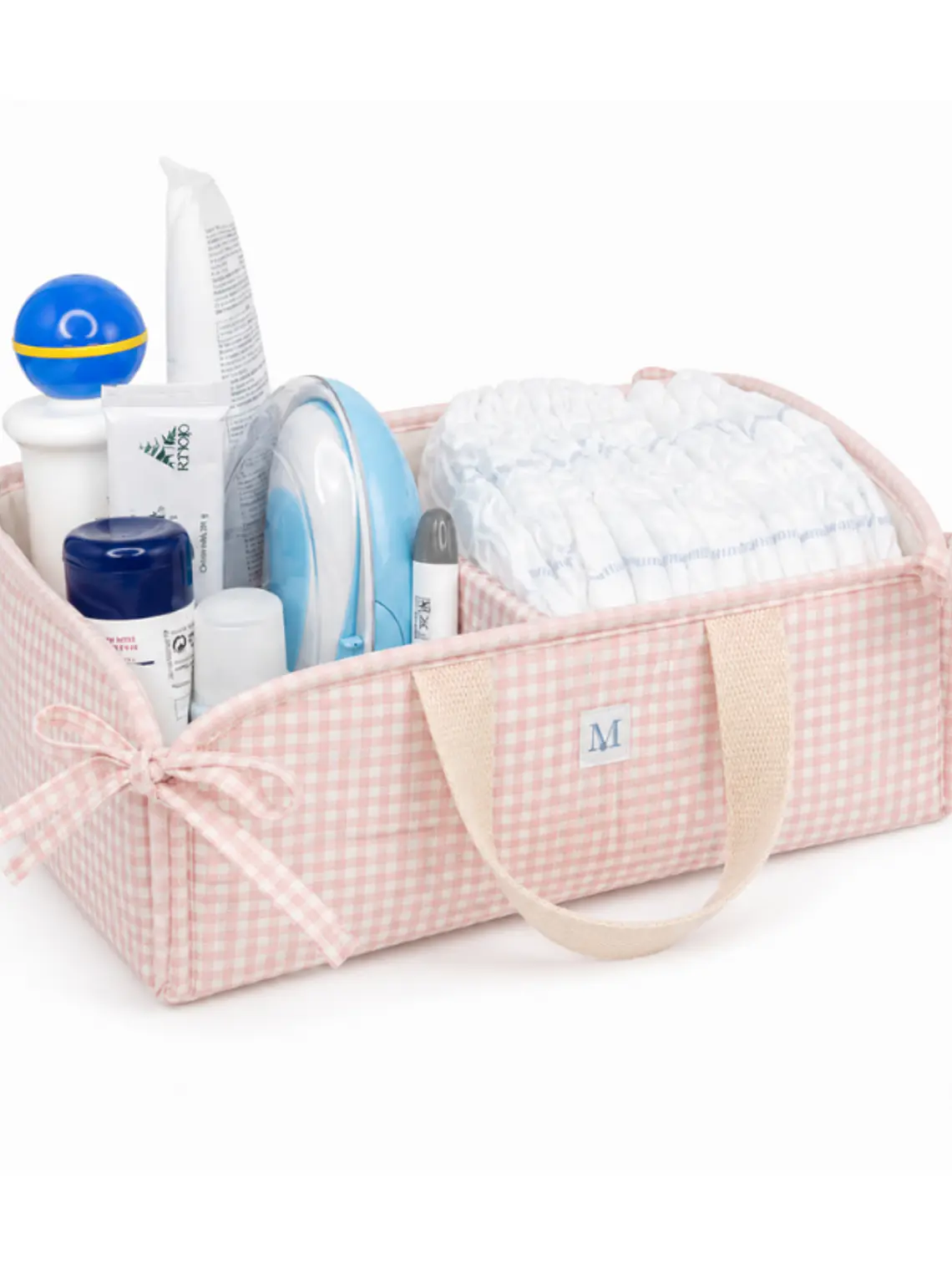 Organizador Mudador Vichy Rosado 1