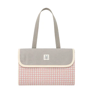 Manta de Picnic Vichy Rosado