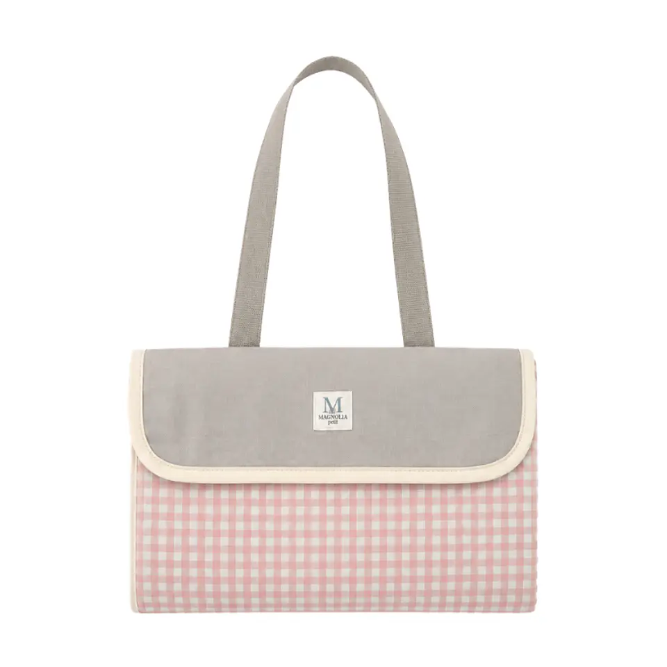 Manta de Picnic Vichy Rosado 1