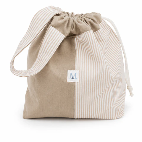 Bolsa Multiuso Bicolor Beige