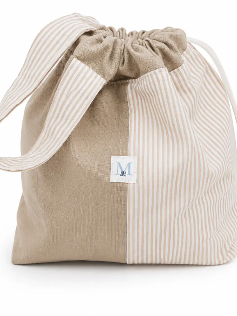 Bolsa Multiuso Bicolor Beige 1
