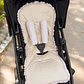 Protector Reversible Acolchado + Cubre Tirantes Vichy Beige - Miniatura 4