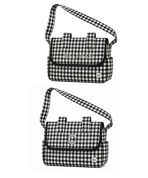 Bolso Coche Vichy Negro