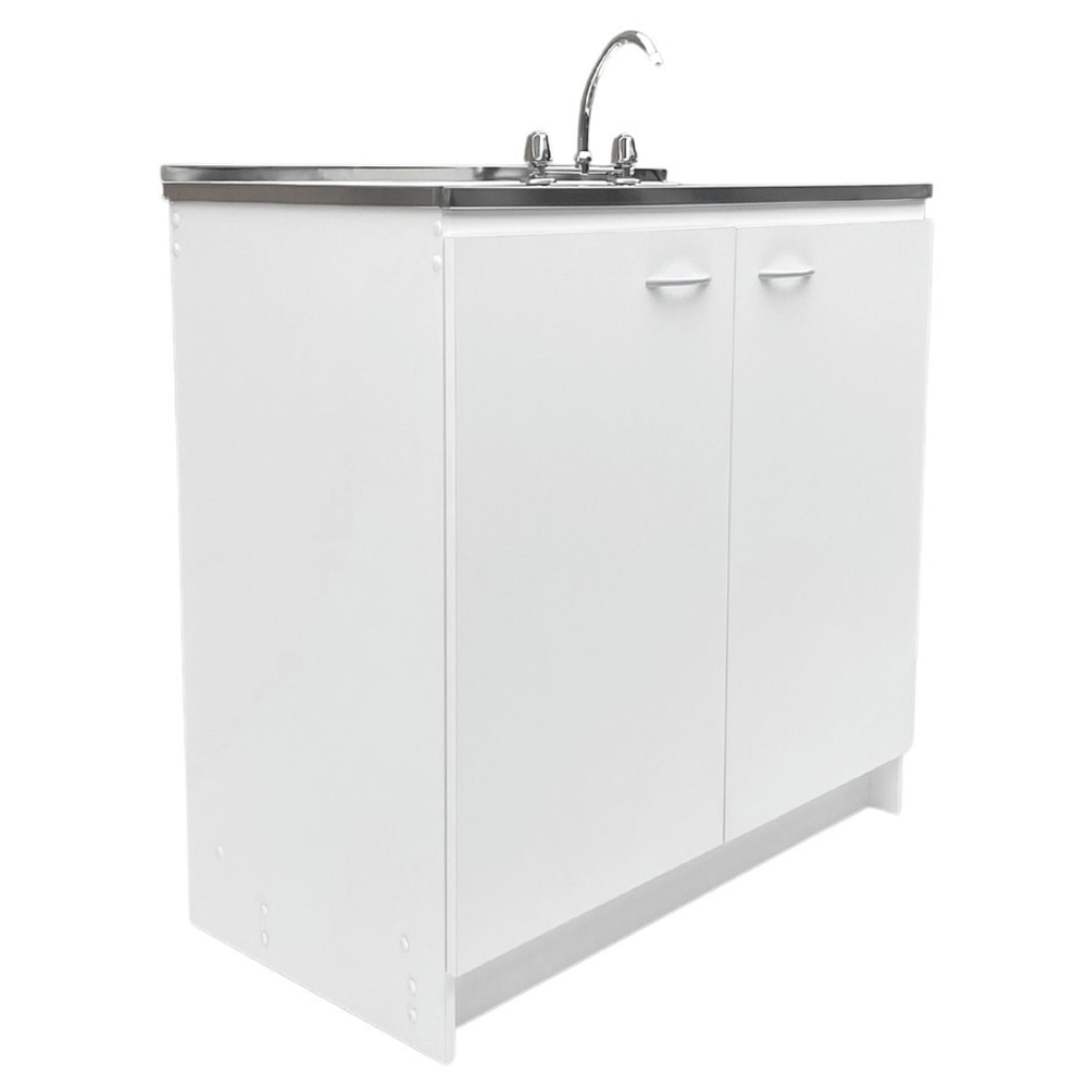 Kit Mueble Base 80cm Blanco | Lavaplatos | Grifería SUPER OFERTA $84.990