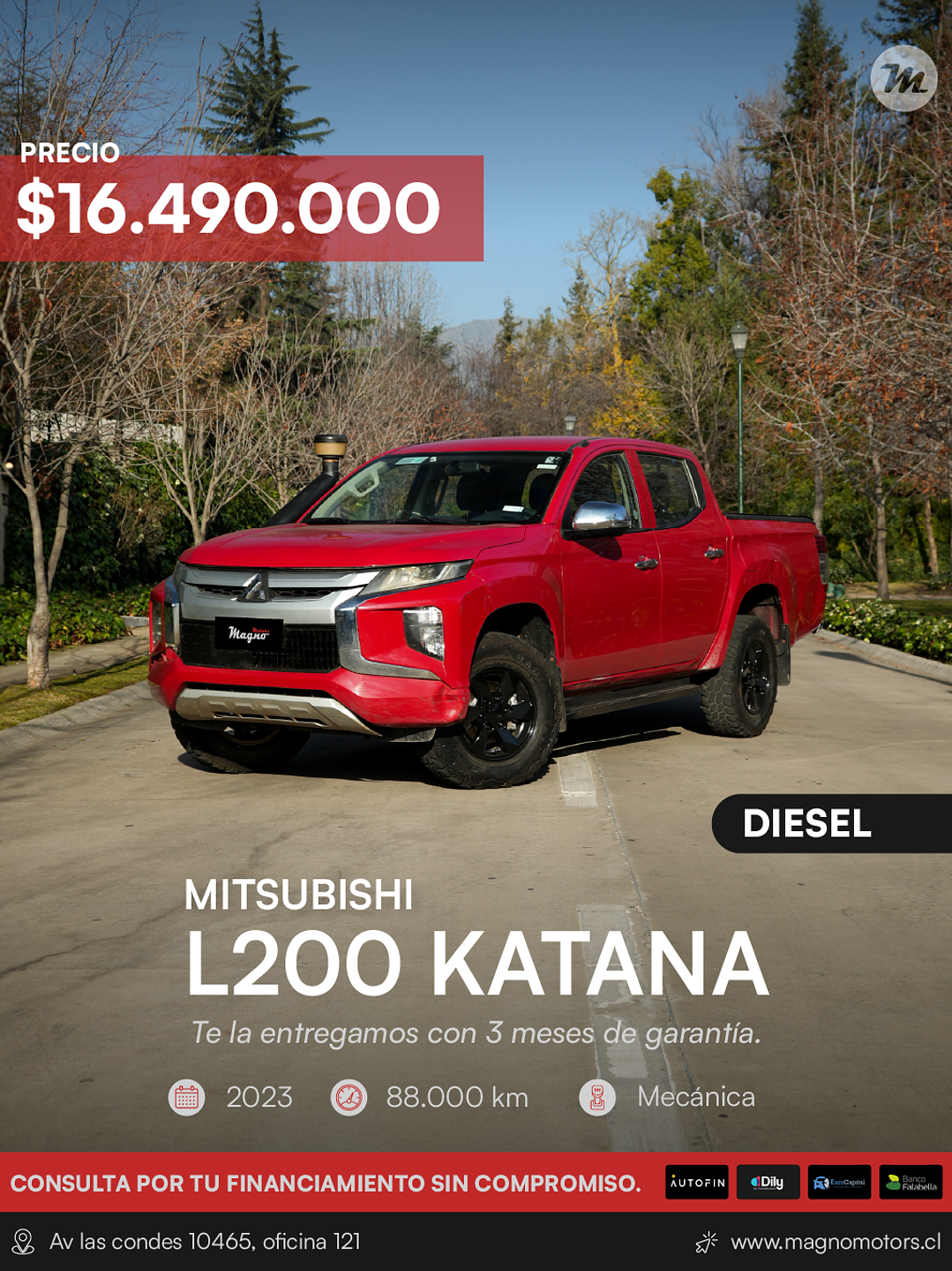 Mitsubishi Mecánico 2023 | 88.000 km | Diésel 1