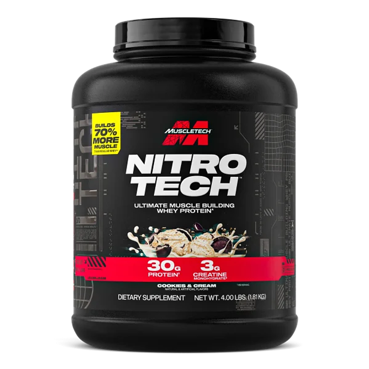 Muscletech Proteina Nitro Tech 100% Whey Gold 5 Lb Cookies And Cream 1