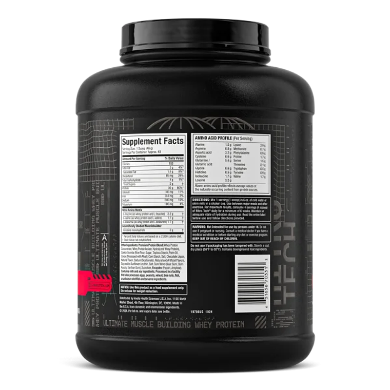 Muscletech Proteina Nitro Tech 100% Whey Gold 5 Lb Cookies And Cream 3