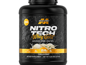 Muscletech Proteina Nitro Tech 100% Whey Gold 5 Lb Vanilla 