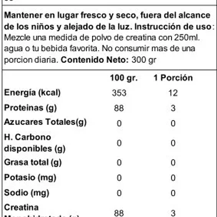 Dymatize Creatina Creapure 300 G Sin Sabor  2