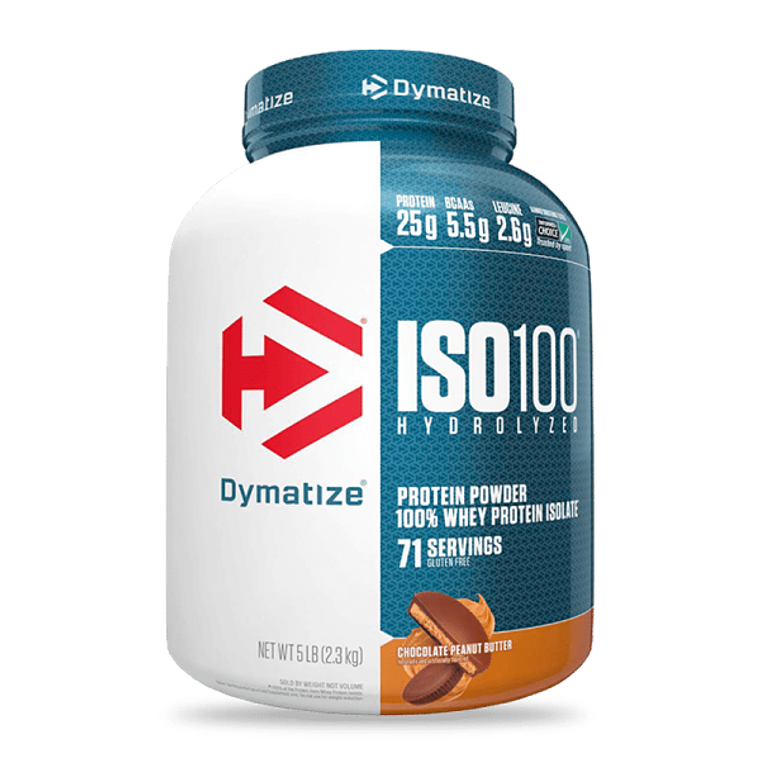 Dymatize Proteina ISO 100 5 Lb Chocolate Peanut Butter 1