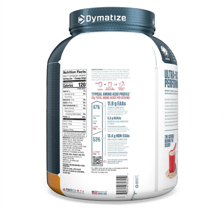 Dymatize Proteina ISO 100 5 Lb Chocolate Peanut Butter 3