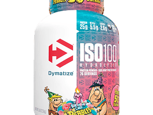 Dymatize Proteina ISO 100 5 Lb Birthday Cake Pebbles 