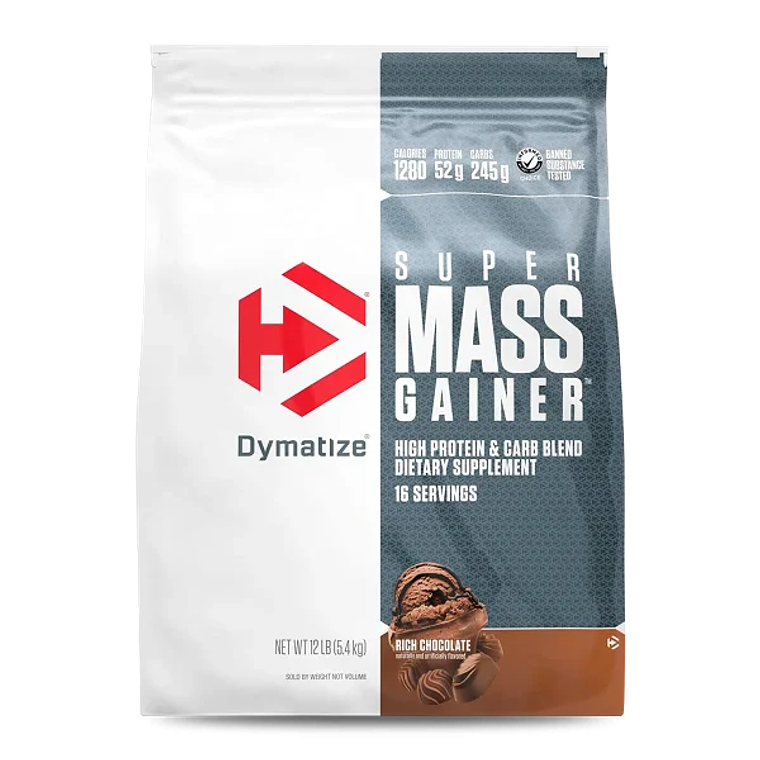 Dymatize Gainer Super Mass 12 Lb Rich Chocolate  1