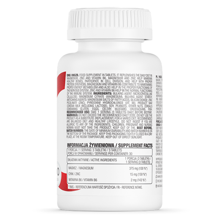 Ostrovit Pro Hormonal ZMA MGZB 90 Tabs 2