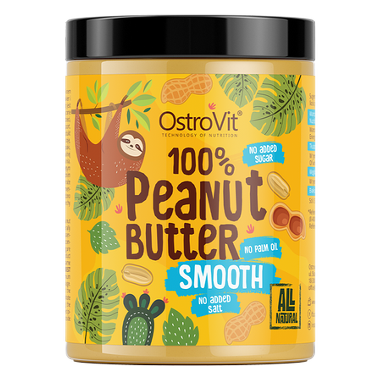 Ostrovit Snack 100% Mantequilla Mani 1000 G Smooth  1