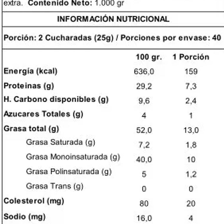 Ostrovit Snack 100% Mantequilla Mani 1000 G Smooth  3