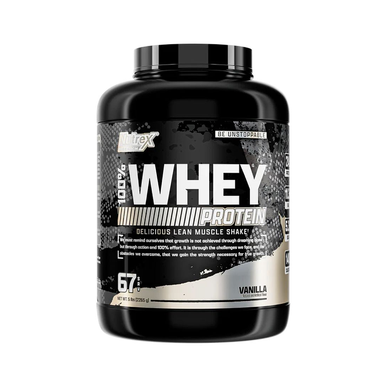 100% Whey 5 lbs - Nutrex Vainilla 1
