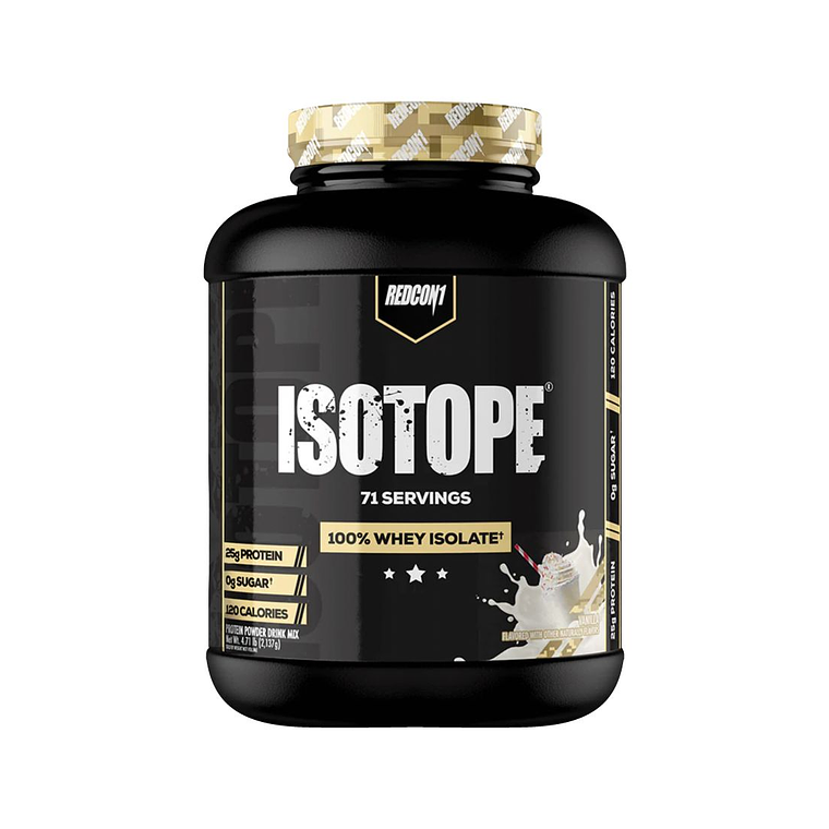 Isotope Whey Protein Isolate 4.7lbs - Redcon1 Vainilla 1