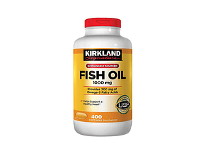 Fish Oil 1000mg 400 Tabs - Kirkland