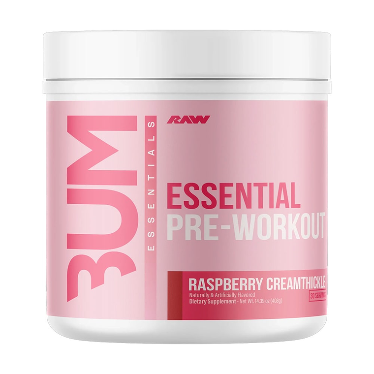 CBUM ESSENTIAL PRE-WORKOUT RASPBERRY CREAMTHICKLE 3O SERV 1