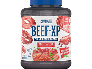 Proteína de Carne Beef-XP Protein 4 lbs - Applied Nutrition Strawberry and Raspberry