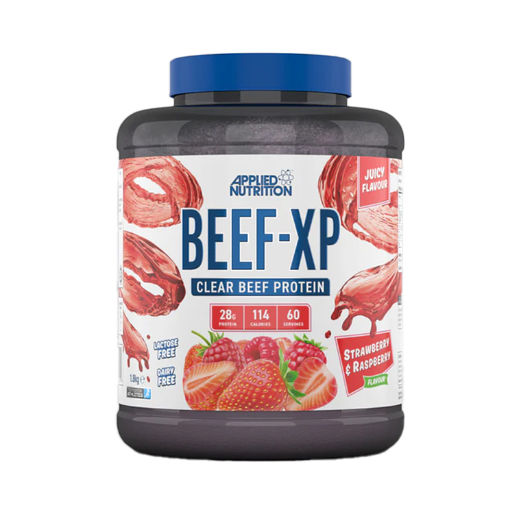 Proteína de Carne Beef-XP Protein 4 lbs - Applied Nutrition Strawberry and Raspberry 1