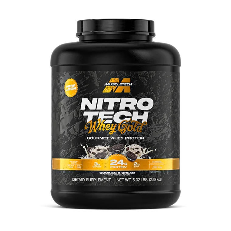 Muscletech Proteina Nitro Tech 100% Whey Gold 5 Lb Cookies And Cream 1