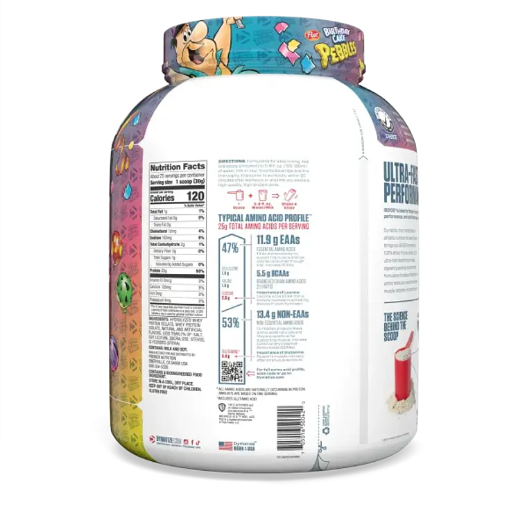 Dymatize Proteina ISO 100 5 Lb Fruity Pebbles 2