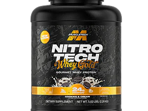 Muscletech Proteina Nitro Tech 100% Whey Gold 5 Lb Cookies And Cream 