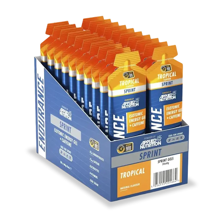 10 UNIDADES AN GEL SPRINT ISOTONIC ENERGY + CAFFEINE 60 ML TROPICAL (10 UN) 2