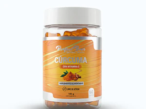 Cúrcuma en Gomitas con Vitamina C | Antiinflamatorio Natural