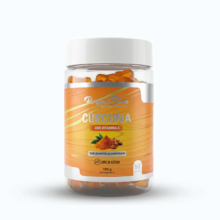 Cúrcuma en Gomitas con Vitamina C | Antiinflamatorio Natural 1