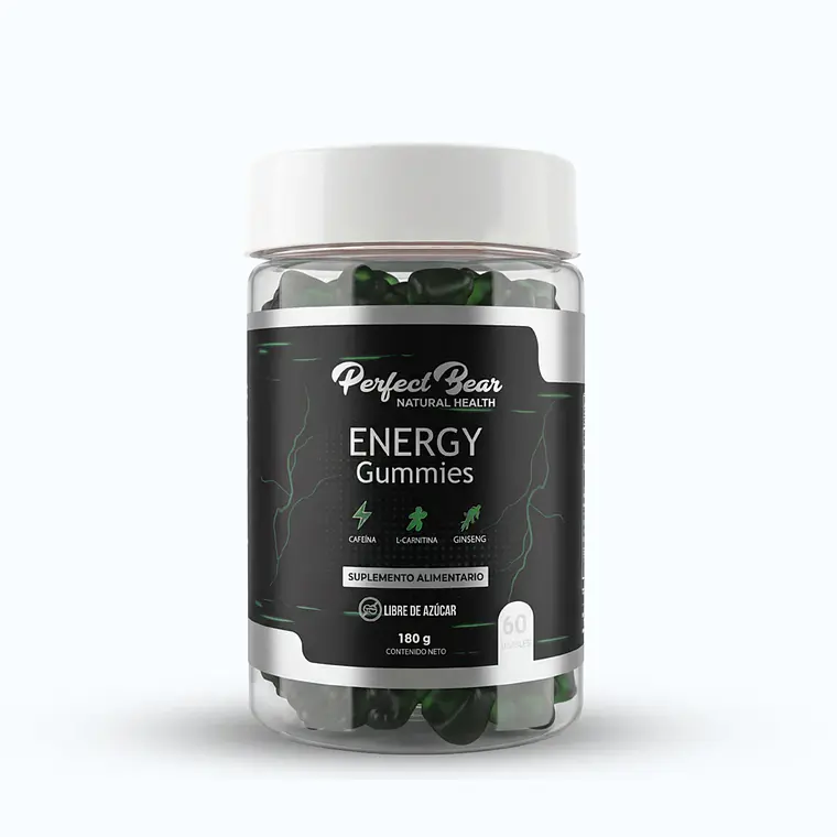 Energy Gummies | Cafeína, L-Carnitina y Ginseng en Gomitas 1