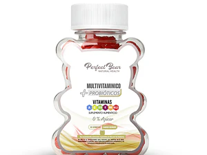 Multivitamínico con Probióticos en Gomitas | Sin Azúcar